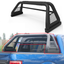 KUAFU Adjustable Roll Bar Chase Rack For Full Size Trucks - Silverado, Ram, F150 Black Steel Cargo Rack
