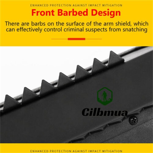 Arm Shield Multifunctional with Serrated Square PC Riot Aluminium Alloy Shield - Picture 5 of 10