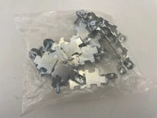 B-Line B2601ZN 1/2"-Twist Ear Pipe Clamp 1/2" Emt Zinc Plated, Bag of 10