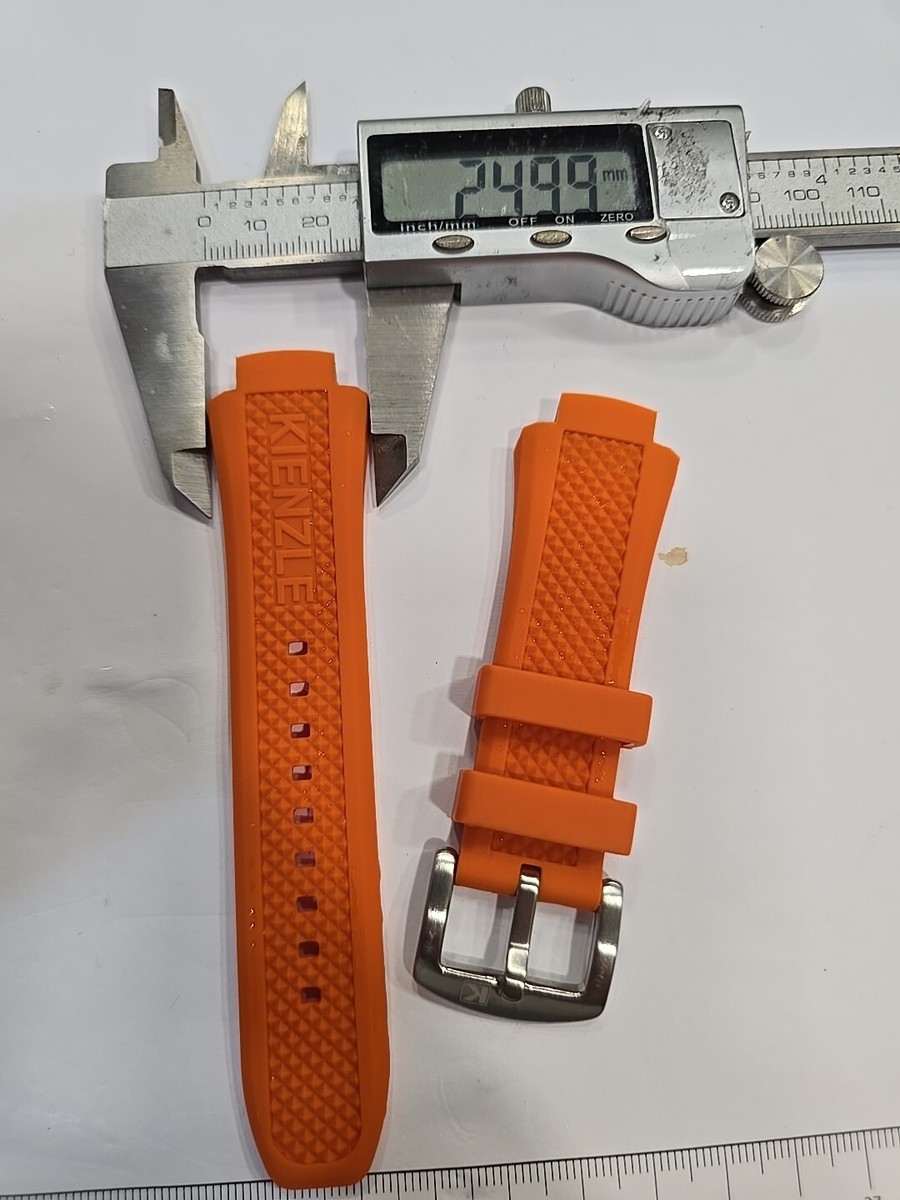 Cinturino Kienzle Poseidon Primo Modello Ansa 15 mm Larg 25 mm Arancione |  eBay