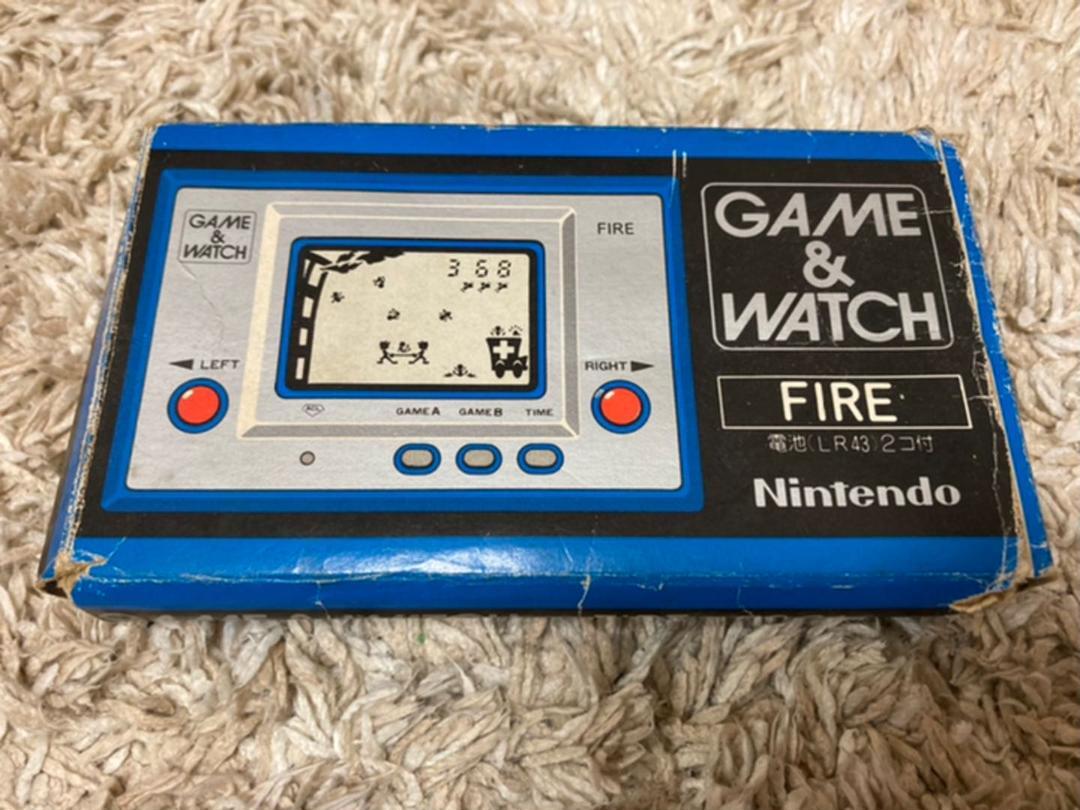任天堂　ゲームウオッチ　ファイア RC-04　初代1980年製　携帯ゲーム 任天堂 ゲームウオッチ ファイア RC-04 初代1980年製 携帯ゲーム