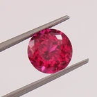 AAA Natural Flawless Mozambique Blood Red Ruby Round Cut Loose Gemstone 8x8 MM