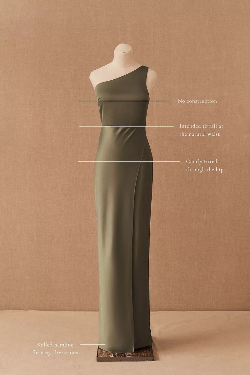 bhldn dylan satin charmeuse dress Anthropologie BHLDN Dylan Satin Charmeuse Dress Size 0