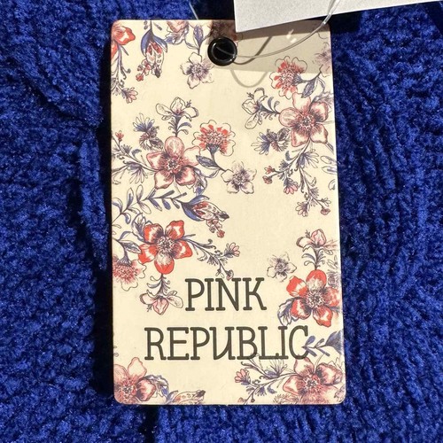 NWT Pink Republic Cobalt Blue Sweater 7/8 Small - Picture 7 of 8