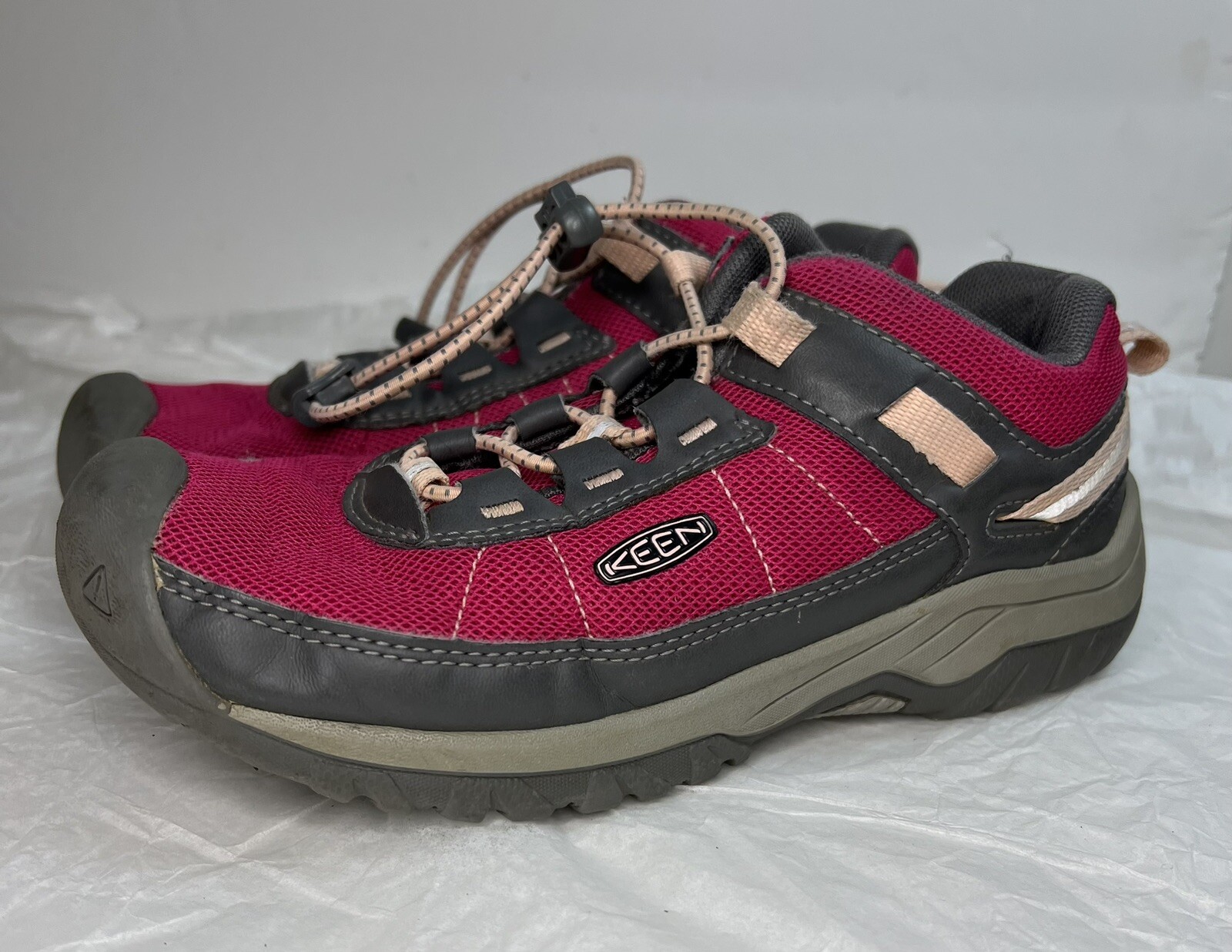 Scarpe da trekking sportive Keen Targhee ragazze taglia 2 giovani lacci elastici suola antitraccia