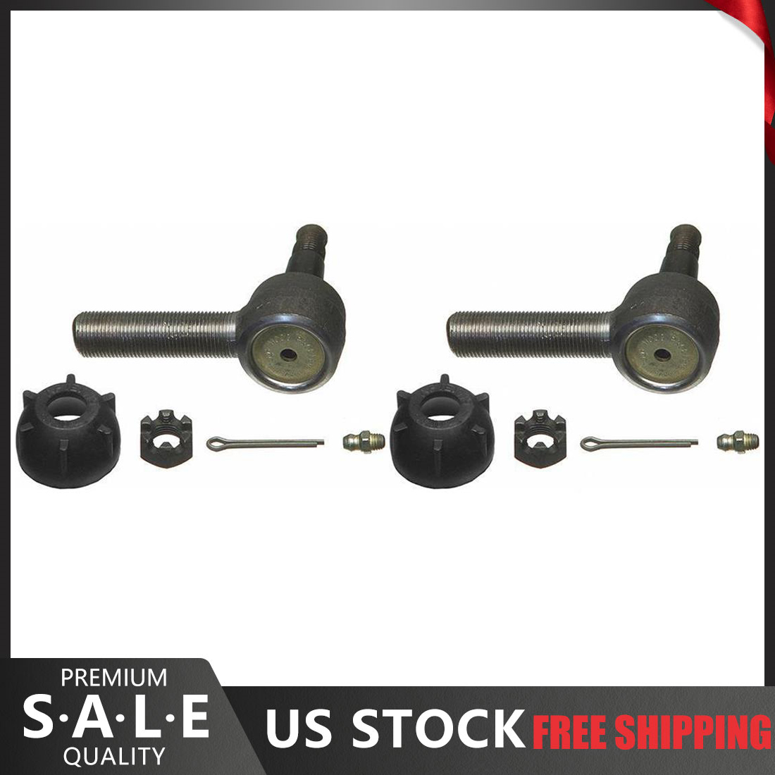 MOOG ES140R Front Outer Steering Tie Rod Ends For Jeep CJ7 Dodge P200