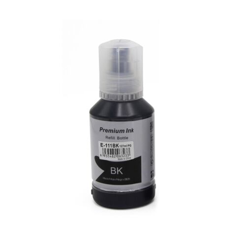 1 schwarze Tintenflasche 127 ml für Epson EcoTank ET-M1140, ET-M2140, ET-M3170 - Bild 1 von 3