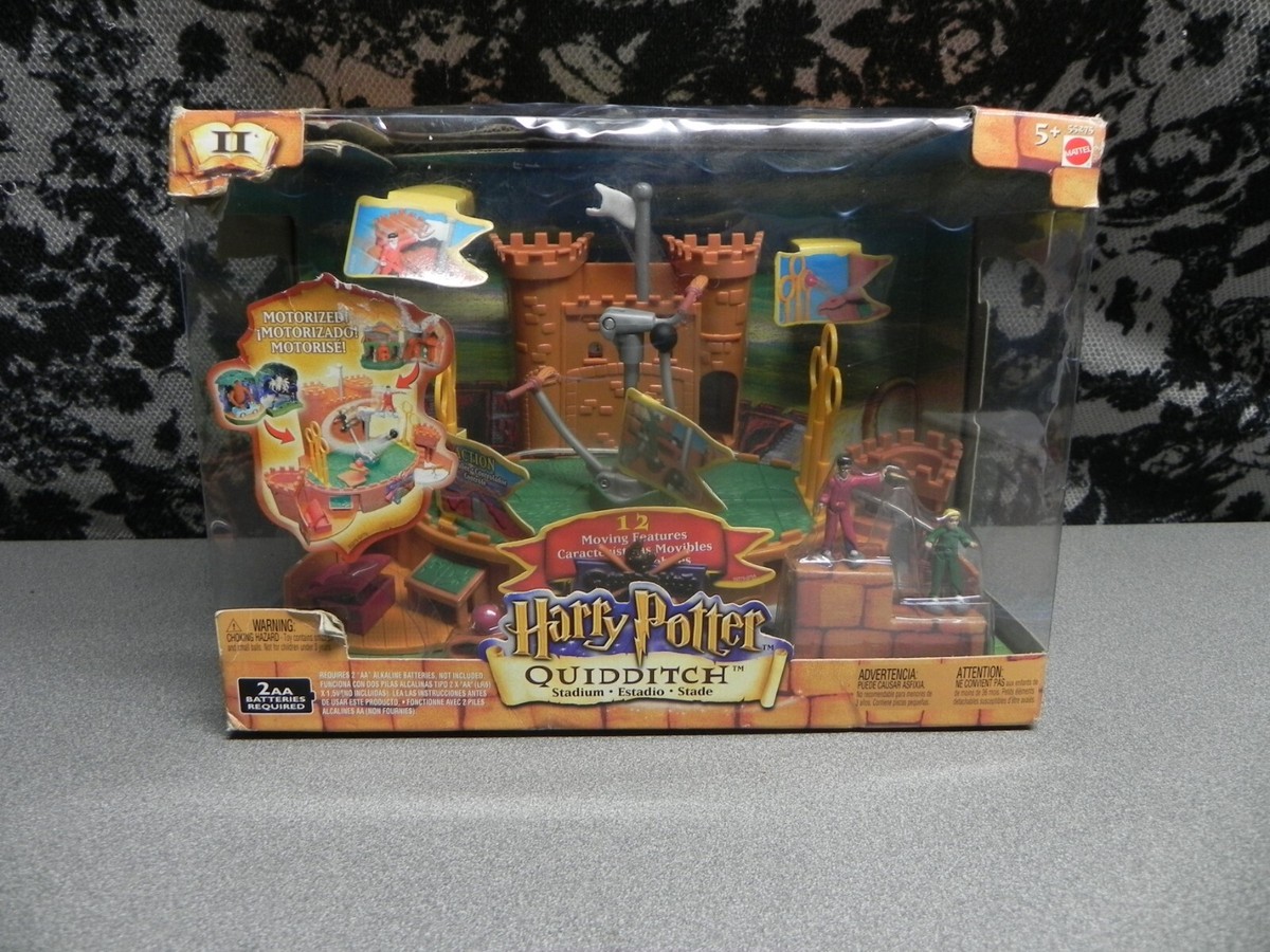 Harry Potter Quidditch Stadium Motorized Playset 2002 Mattel