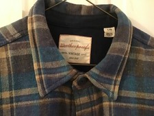 Weatherproof Vintage Fleece Lined Flannel Shirt Jacket Size L