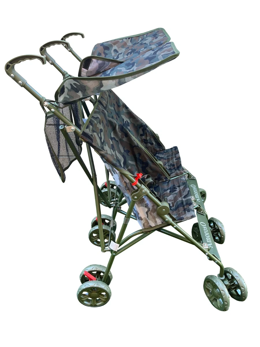 Baby Infant Umbrella Light Weight Travel Foldable Double Stroller