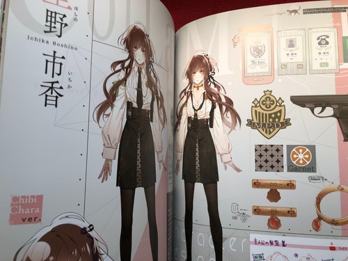 Collar x Malice Art Works illustration Book Mai Hanamura Japanese - Picture 14 of 18