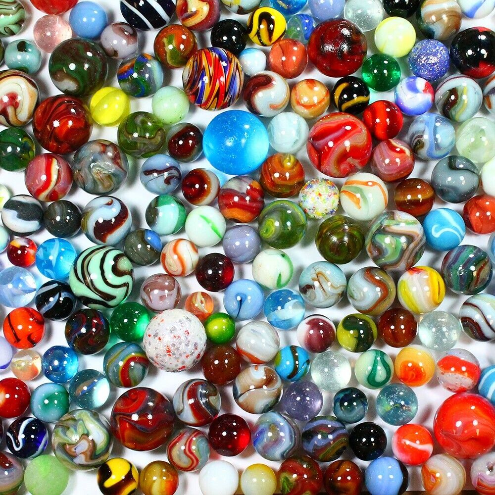 50+ All Different Vintage to Modern Marbles Hard to Find - Free Shipping