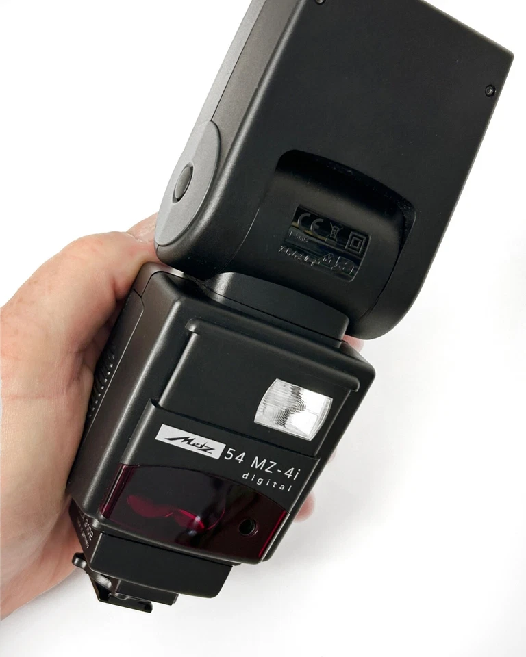 Metz Mecablitz 54 MZ-4i Flash, SCA 3102 M3 Hot Shoe Adapter for Canon EOS, Pouch - Image 4 of 4