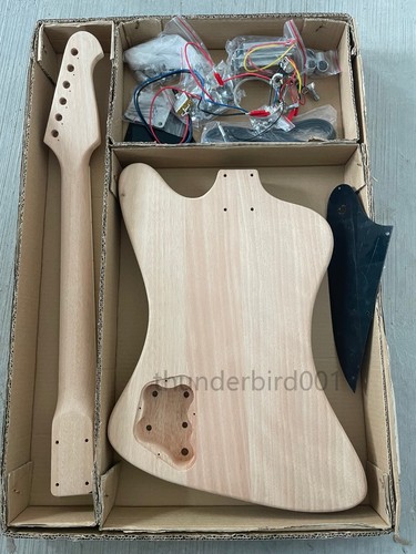 DIY Electric Guitar Kit Firebird Style Mahogany Body&Neck Rosewood Fingerboard - Picture 2 of 12