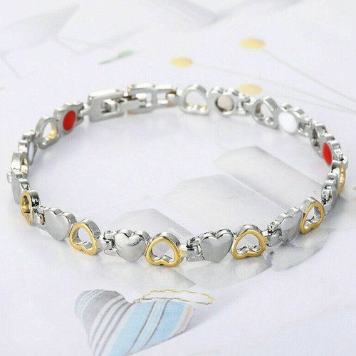 Magnetic Health Bracelet Women Ladies Carpal Tunnel Bangle Arthritis pain Relief - Picture 9 of 17
