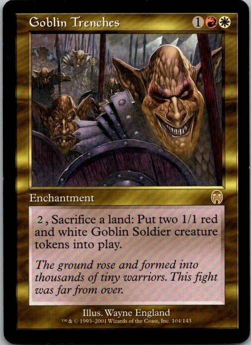 Goblin Trenches Apocalypse MTG LP