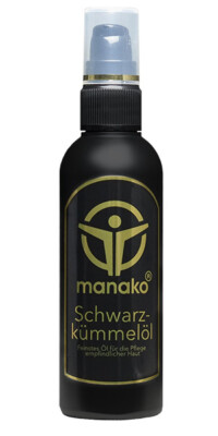 manako Schwarzkümmelöl kaltgepresst Kosmetiköl Hautöl 100 ml