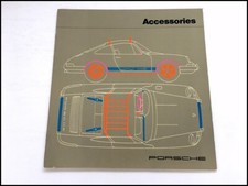1971 Porsche 911 914 Vintage Original Accessories Car Sales Brochure Catalog