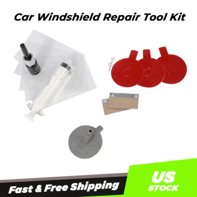 Car Windshield Repair Tool Set Wind Glass For Chip Crack Fix