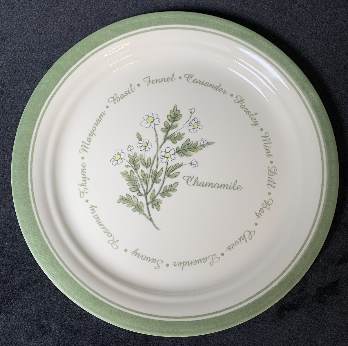 Luncheon Plate Corelle Thymeless Herbs Vintage Corelle Thymeless