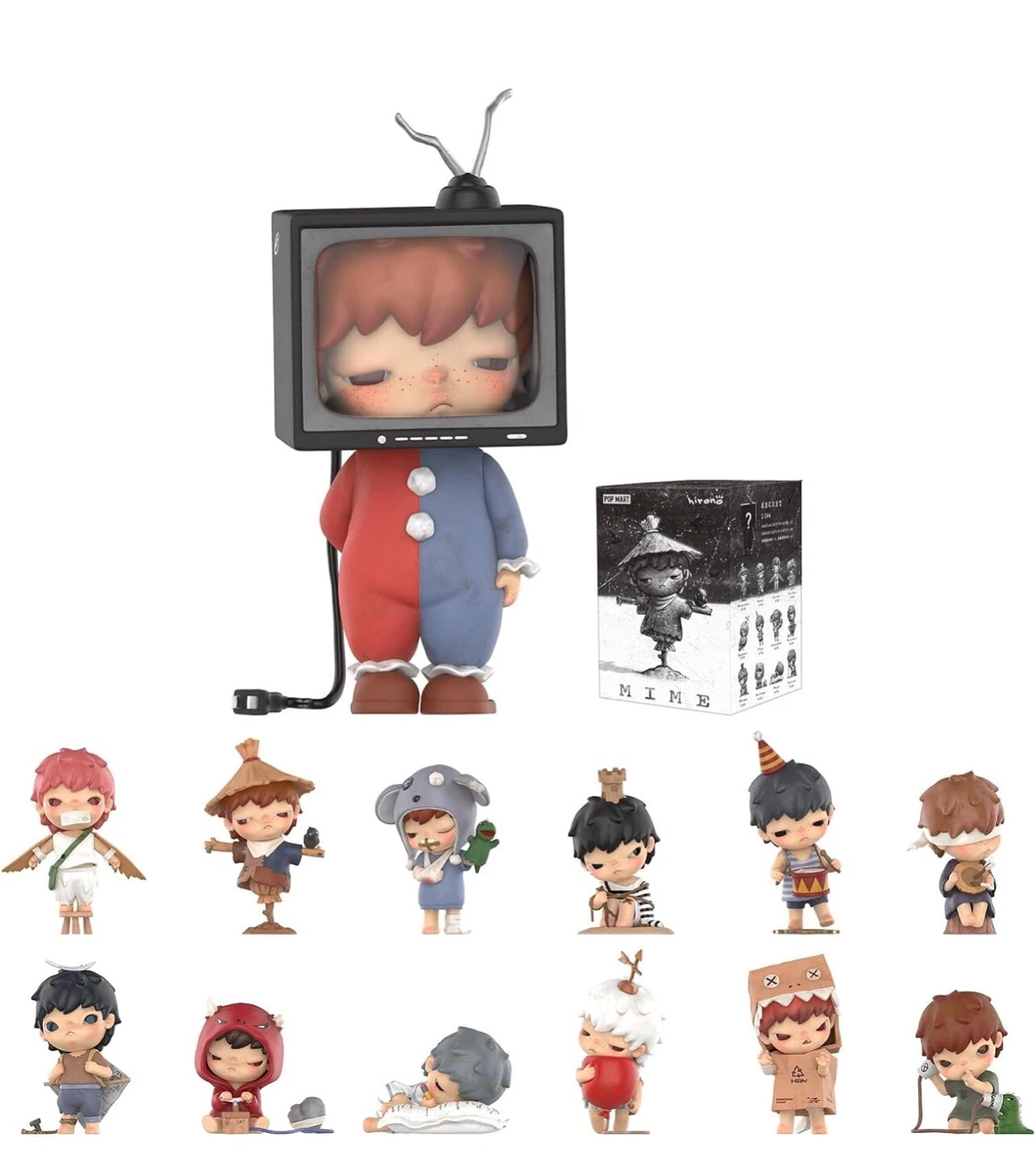 【即日発送】POPMART HIRONO Mime シリーズ　シークレット POP MART x Hirono Mime Series Confirmed Figure Toy Sealed