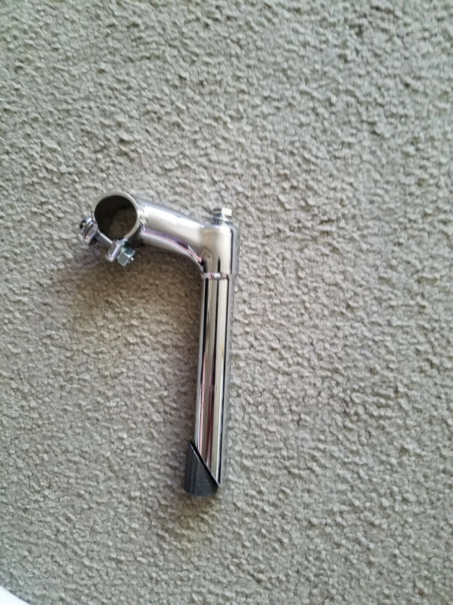 NEW CHROME BICYCLE GOOSENECK STEM 22.2 MM