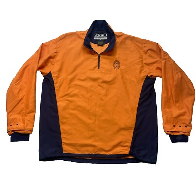 Zero Restriction Golf  1/4 Zip Pullover Jacket Men Sz L *Hill Country *flaws