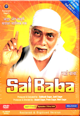 Sai Baba: Set 2 - 20 Bollywood Dvds -episodes 72TO 144 -50 Hours - Englisch Subs