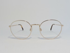 Warby Parker Simon Metal Eyeglass Frames Polished Gold 50 19 145 Rx New Ebay