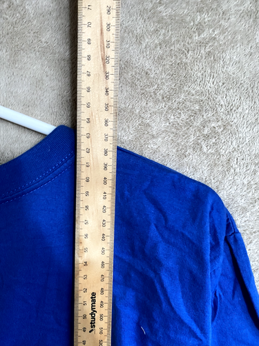 Polo Ralph Lauren Casual T-Shirts Top Size M Unisex Kids Blue Logo Short Sleeve - Picture 9 of 10