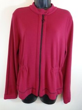 Westbound Jacket Women's S Red Stretch Women's Full Zip Track New With Tags