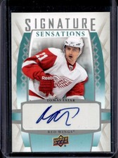 2011-12 Upper Deck Tomas Tatar Signature Sensations Auto #SS-TT Red Wings