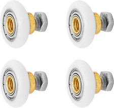 4Pcs 23Mm Shower Door Rollers Runners Wheels, Replacement Kit for Bathroom