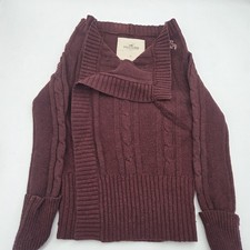 Hollister Juniors Sweater Wrap Cardigan Chunk...