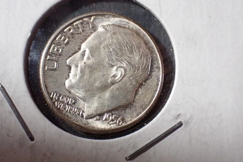 1956 Roosevelt Dime  Uncirculated Cond 90% Silver   Lot ROOS  050