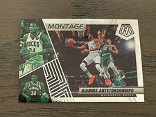 2021-22 Panini Mosaic Montage Giannis Antetokounmpo #10 Milwaukee Bucks