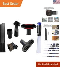 Versatile Vacuum Brush Kit for 1-1/4 & 1-3/8 Inch Hoses – Complete Your Cleaning