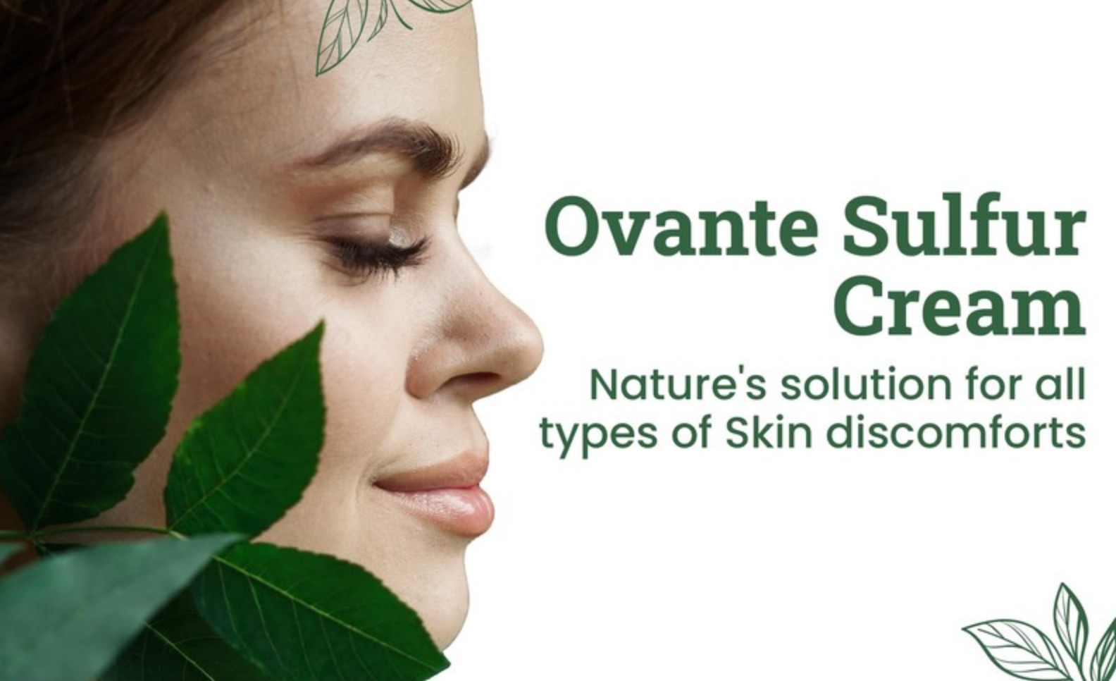 Ovante Sulfur Cream with White Sulfur, Tea Tree Oil & Zinc Oxide &ndash; 2.0 oz
