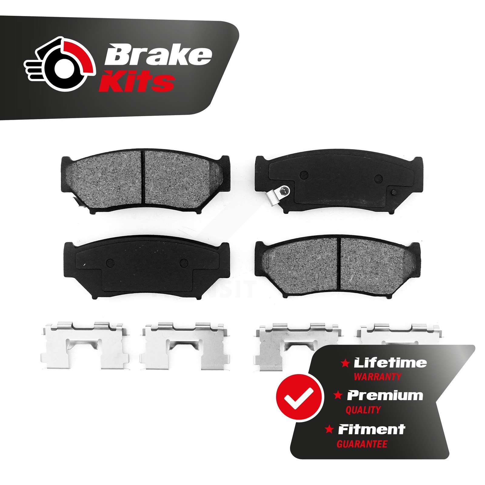 Front Semi-Metallic Brake Pads Set For 1998-2004 Chevrolet Tracker 4 doors