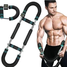 Saker Twister Arm Trainer with Built-in Timer: Ultimate Arm and Chest Workout Eq