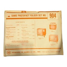 SAMS PHOTOFACT FOLDER SET NO. 904 August 1967 Complete