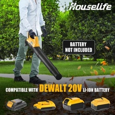 Brushless Cordless Leaf Blower for DeWalt 20V Max 400CFM/130MPH ( NO BATTERY )