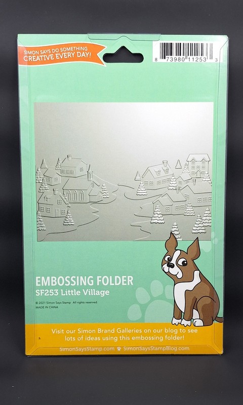 Simon Says Stamp Embossing Folder Little Village