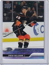 2023-24 Upper Deck Series 1 Young Guns #220 Drew Helleson - Anaheim Ducks