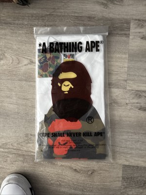 Bape tee multi color size L for mens and women