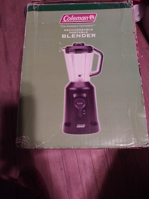 Coleman Rechargeable Battery Powered Portable Blender Camping Cooker, Plastic