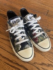 VINTAGE Converse Chuck Taylor Floral Low Top Made In USA Size Men 3.5 Women 5.5
