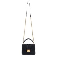 Seidenfelt Roros Colour UmhäNgetasche 21Cm #SDF-1003-57 (Black-Gold)