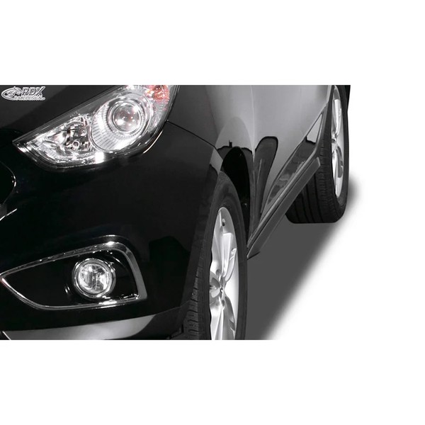 RDX Seitenschweller 'Slim' FüR Hyundai Ix35 2009-2016 ABS Schwarz 2Er-Set TÜV-image