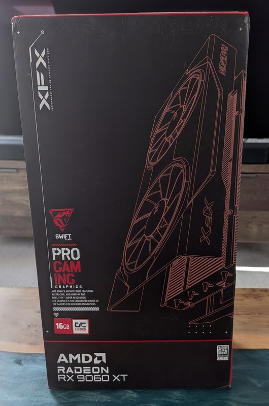 AMD XFX SWIFT Radeon RX 9060 XT OC Gaming 16GB GDDR6 Graphics Card - Black